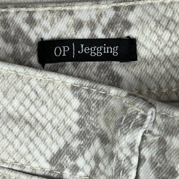 Talbots Stretch Denim Snake Skin Print Jeggings Size 0P Skinny Jean Leggings - Picture 5 of 15